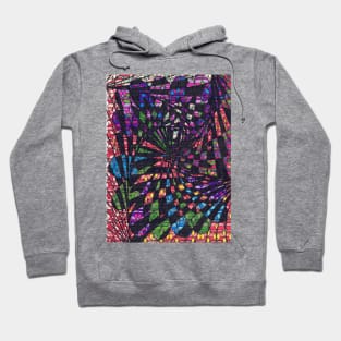 FLOWERED VORTEX OVER TESSELATION Hoodie